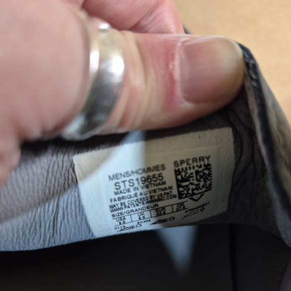 Sperry Sky Blue Suede Slip-Ons 2709/380 - Picture 5 of 13